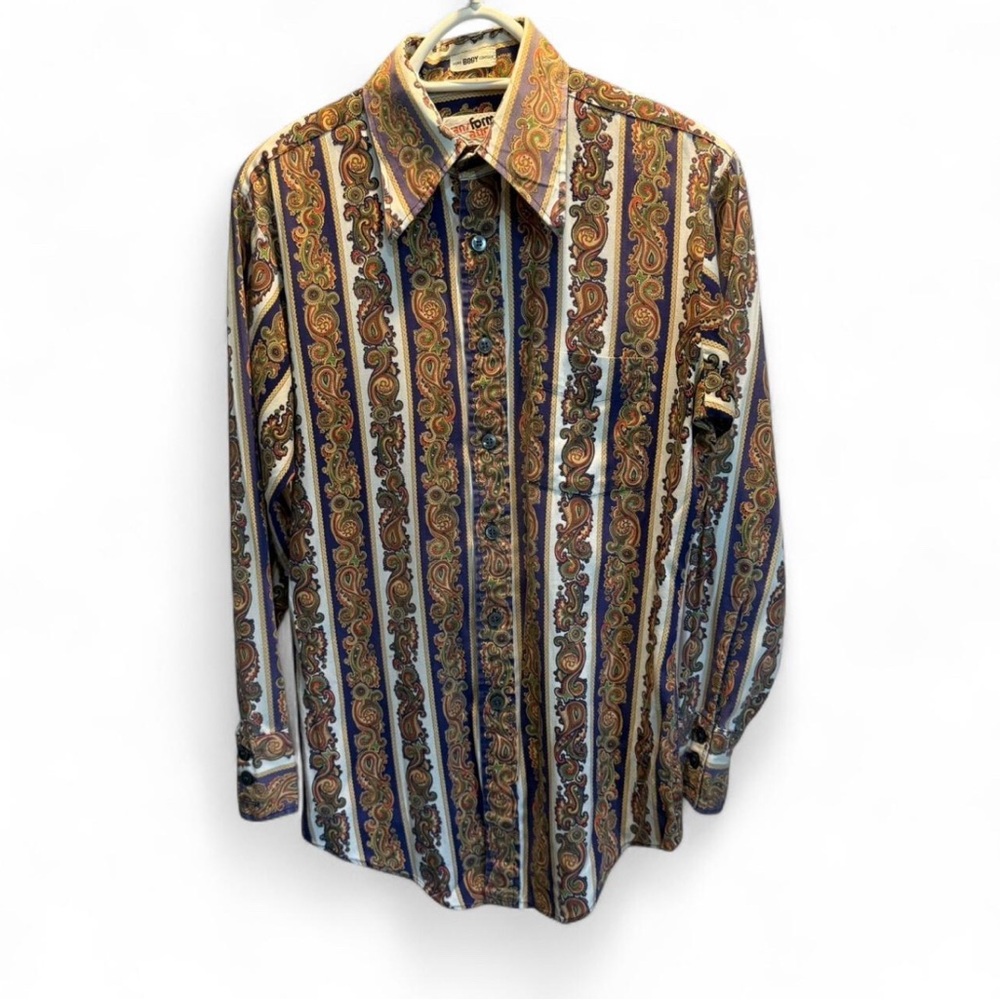 Transformation by Mack. Vintage hard to find paisley print. Size 15 M 15…Cc